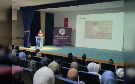 Çorum İl Sağlık Müdürlüğü Kanser Farkındalık Eğitimi Düzenledi: “Erken Teşhis Hayat Kurtarır”