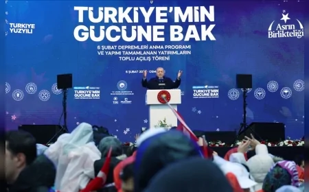 Cumhurbaşkanı Recep Tayyip Erdoğan: “Devlet-millet dayanışmasıyla depremin açtığı yaraları beraberce sardık”