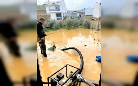 Manisa Büyükşehir ve MASKİ’den Yoğun Yağışa Gece Boyu Müdahale: Yaklaşık 1000 Personel Sahadaydı