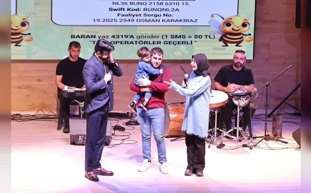 Çorum Valisi Ali Çalgan SMA Hastası Mustafa Baran Karakiraz İçin Düzenlenen Yardım Konserine Katıldı