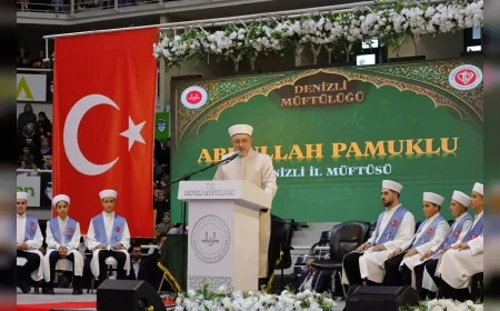 Denizli İl Müftülüğü Himayesinde 168 Öğrenci İçin Coşkulu Hafızlık İcazet Merasimi Düzenlendi