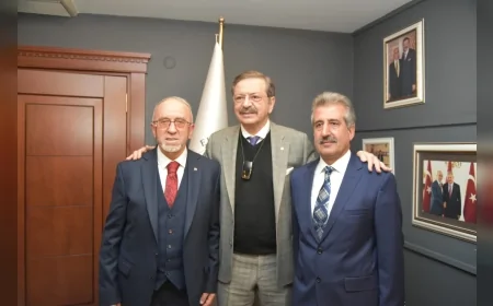 Türkiye Odalar ve Borsalar Birliği Başkanı Rifat Hisarcıklıoğlu: “Başkan Dumandağ’ın bilgi ve tecrübesinden istifade ediyorum”