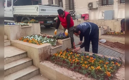 Efeler Belediye Başkanı Anıl Yetişkin: “Sokaklarımızı ve parklarımızı çiçeklerle buluşturuyoruz”