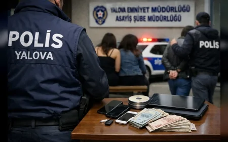 Yalova’da Fuhuş Operasyonu: İl Dışından Kadın Getirdiği Tespit Edilen Şüpheli Tutuklandı