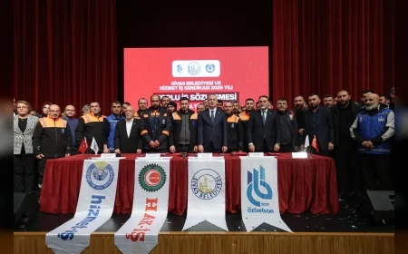 Sivas Belediyesi ile Hizmet-İş Arasında İmzalanan Toplu Sözleşmeyle En Düşük İşçi Maaşı 50 Bin 691 TL Oldu