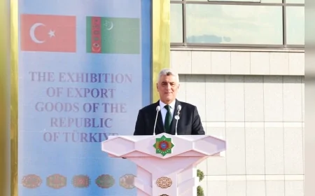 Ticaret Bakanı Ömer Bolat: “Türkmenistan ile ticaret hacmimizi 5 milyar dolara çıkarma hedefimize kararlılıkla ilerliyoruz”