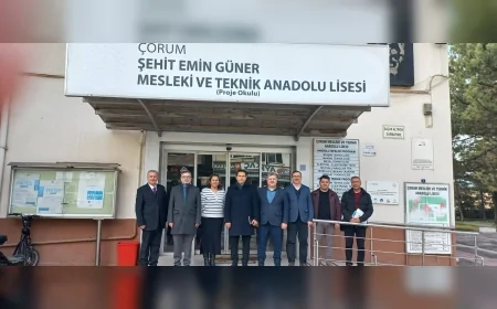 Çorum’da Mesleki Eğitim Kurumlarına Saha Ziyareti: Güvenlikten Devamsızlığa Kapsamlı Değerlendirme