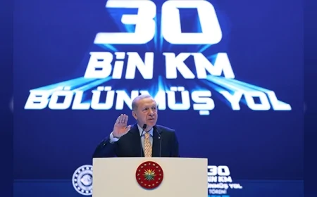 Cumhurbaşkanı Recep Tayyip Erdoğan: “Karayolu ulaşımında adeta destan yazdık”