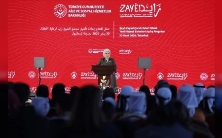 Emine Erdoğan Şeyh Zayed Çocuk Evleri Açılışında: “Çocuk hakları tüm dünyanın ortak mesuliyetidir”