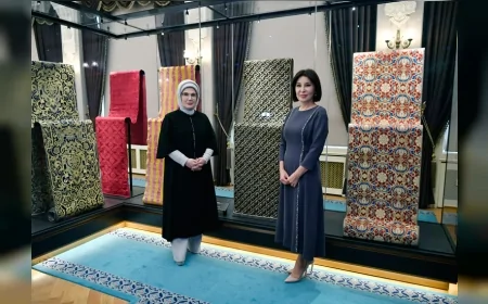 Cumhurbaşkanı Recep Tayyip Erdoğan’ın eşi Emine Erdoğan: “Türkiye ile Özbekistan arasındaki dostluğu daha da pekiştireceğine inanıyorum”