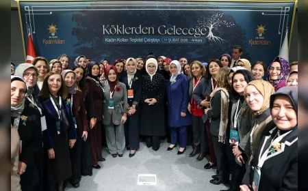 Cumhurbaşkanı Recep Tayyip Erdoğan’ın eşi Emine Erdoğan: “AK Parti, milletin içinden doğmuş bir harekettir”