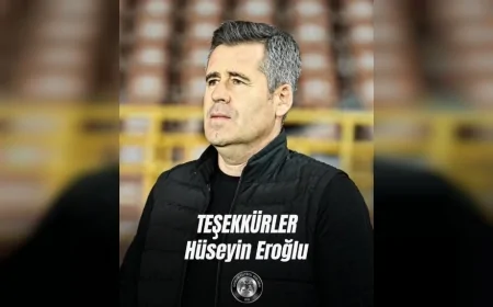 Arca Çorum Futbol Kulübü, Teknik Direktör Hüseyin Eroğlu ile Karşılıklı Anlaşarak Yollarını Ayırdı