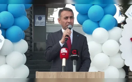 DOST PARTİ KONYA İL BAŞKANLIĞI’NI AÇTI, GENEL BAŞKAN EŞİN: “KAPIMIZ HERKESE AÇIK, EL ELE GÖNÜL GÖNÜLE YÜRÜYECEĞİZ”