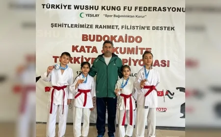 Budokaido Türkiye Şampiyonası’nda Çorumlu Sporcular 4 Madalya ile Döndü