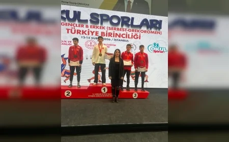 Düzce Belediyesi Spor Akademisi Sporcusu Mert Halil İşler Türkiye Şampiyonası’nda Üçüncü Oldu