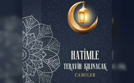 Çorum İl Müftülüğü Duyurdu: Ramazan’da 9 Camide Hatimle Teravih Namazı Kılınacak