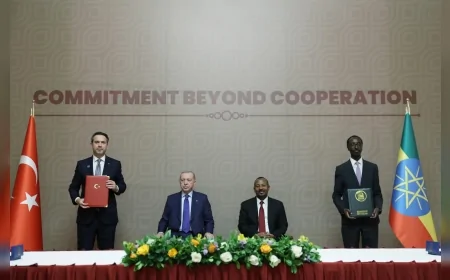 Enerji ve Tabii Kaynaklar Bakanı Alparslan Bayraktar: “Etiyopya ile kapsamlı bir yol haritası üzerinde mutabık kaldık”