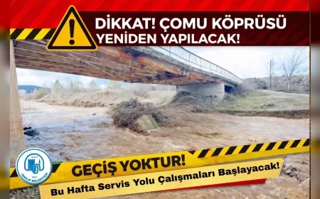 İskilip–Tosya Kara Yolunda Çomu Köprüsü Yıkılıyor: Ulaştırma ve Altyapı Bakanlığı Yeniden İnşa Kararı Aldı