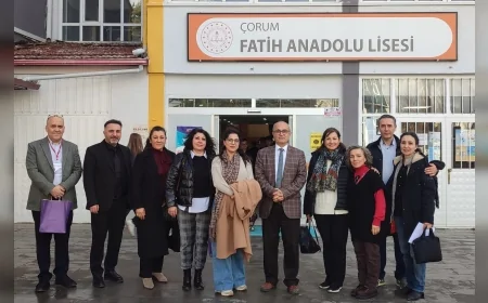 Çorum İl Millî Eğitim Müdürlüğü ve ÇOSED İş Birliğiyle “Sanat Okulda” Projesi Fatih Anadolu Lisesi’nde Başladı
