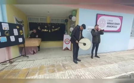 Çorum’da Okullarda Ramazan Coşkusu: Davullu Zurnalı Etkinliklerle “Maarifin Kalbinde” Manevi Atmosfer