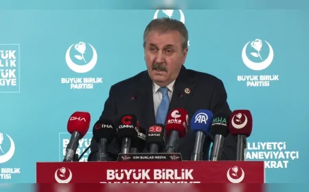 Büyük Birlik Partisi Genel Başkanı Mustafa Destici: “PKK silah bırakmadı, uzantıları kendini feshetmedi”