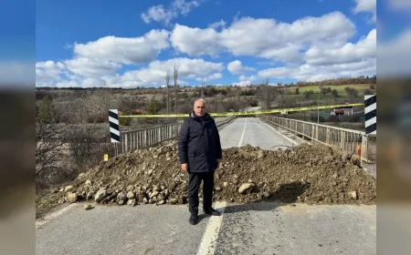 İskilip Belediye Başkanı İsmail Çizikci: “Kalıcı Köprü İçin Süreç Başladı, Geçici Köprü Hızla Kurulacak”
