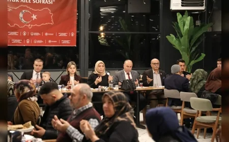 Alaca’da Şehit Aileleri ve Gaziler “Büyük Aile Sofrası”nda Buluştu