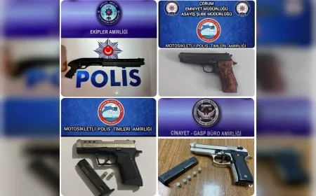 Çorum’da 3 Bin 224 Kişi Sorgulandı, 4 Aranan Şahıs Yakalandı: 13-20 Şubat Asayiş Raporu Açıklandı