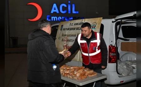 Ankara Büyükşehir Belediyesi Ramazan’da Şehir Hastanelerinde Sahur İkramı Başlattı