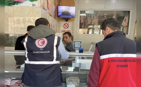 Diyarbakır’da Kasaplara Haksız Fiyat ve Etiket Denetimi 377 Bin TL Ceza Uygulandı