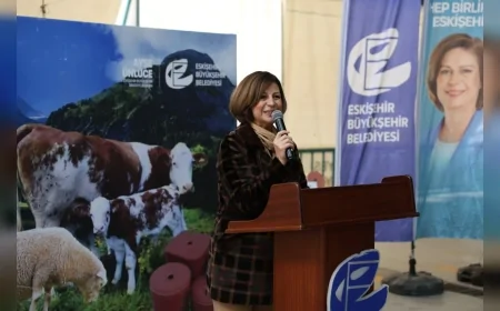 ESKİŞEHİR BÜYÜKŞEHİR BELEDİYE BAŞKANI AYŞE ÜNLÜCE: “KIRSALA YÖNELİK DESTEKLERİMİZ ARTARAK DEVAM EDECEK”