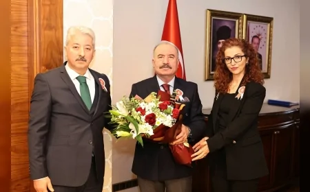 Çorum Valisi Ali Çalgan 37’nci Vergi Haftası Kapsamında Defterdar Vekili Erkan Ciğer’i Kabul Etti