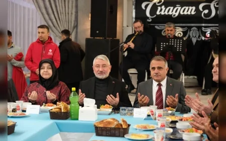 Çorum Belediye Başkanı Dr. Halil İbrahim Aşgın Çırağan Sarayı’ndaki Vakıflar İftarına Katıldı