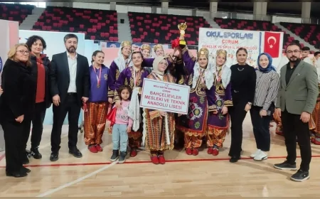 Çorum’da 2025-2026 Okul Sporları Halk Oyunları Müsabakaları Tamamlandı