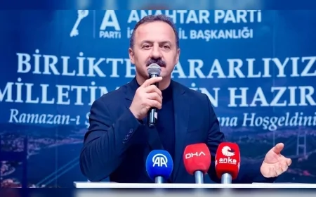 ANAHTAR PARTİ GENEL BAŞKANI YAVUZ AĞIRALİOĞLU: “STATÜSÜ BELLİDİR TERÖRİSTTİR”