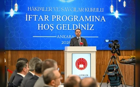 ADALET BAKANI AKIN GÜRLEK: “YARGI BAĞIMSIZLIĞI BİZİM İÇİN BİR TEMENNİ DEĞİL, VAZGEÇİLMEZ BİR İLKEDİR”