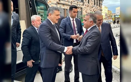 İçişleri Bakanı Mustafa Çiftçi Çorum’da AK Parti İl Başkanlığını Ziyaret Etti