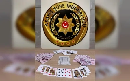 Yalova’da Kahvehanede Kumar Operasyonu 5 Kişiye 58 Bin TL Ceza