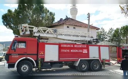 Çorum Osmancık’ta Kur’an Kursunda Çıkan Yangın Büyümeden Söndürüldü