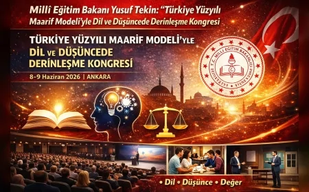 Millî Eğitim Bakanı Yusuf Tekin: “Türkiye Yüzyılı Maarif Modeli’yle Dil ve Düşüncede Derinleşme Kongresi Ankara’da düzenlenecek”