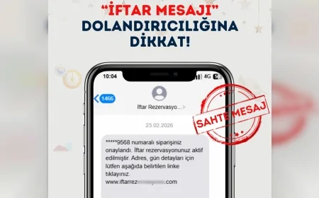 Çorum Emniyet Müdürlüğü’nden Kritik Uyarı: “İftar Rezervasyonunuz Onaylandı” Mesajlarına İtibar Etmeyin