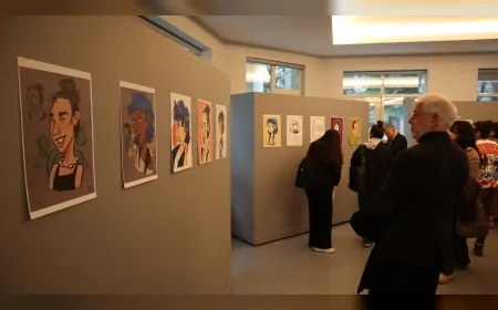 Dünyada iPad ile Karikatür Çizen İlk İsim Angie Jordan Ankara’da Sergi ve Atölye Çalışması Gerçekleştirdi