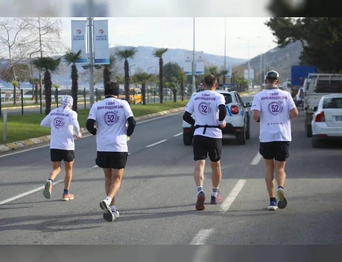 5 ŞUBAT DÜNYA ORDULULAR GÜNÜ’NDE ORDU’DA 52 KİLOMETRELİK FARKINDALIK KOŞUSU DÜZENLENDİ