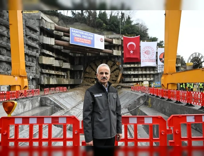 Ulaştırma ve Altyapı Bakanı Abdulkadir Uraloğlu: “Sarıyer-Kilyos Tüneli’nde 4 bin 800 metrelik TBM kazısını başarıyla tamamladık”