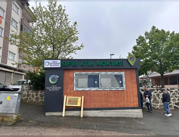 Ordu Büyükşehir Belediyesi 19 ilçenin tamamında Sıfır Atık Noktaları kurarak çevrede örnek bir adım attı