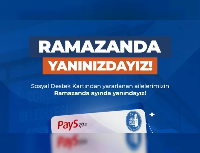 Çorum Belediye Başkanı Halil İbrahim Aşgın: “Ramazanda 3 Bin 889 Ailemizin Yanındayız”