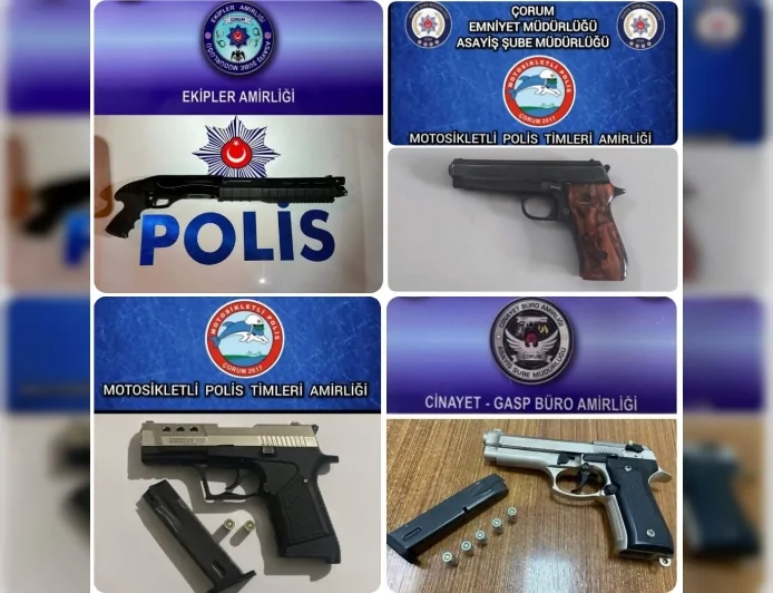 Çorum’da 3 Bin 224 Kişi Sorgulandı, 4 Aranan Şahıs Yakalandı: 13-20 Şubat Asayiş Raporu Açıklandı