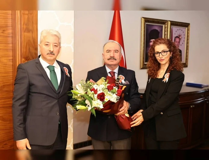 Çorum Valisi Ali Çalgan 37’nci Vergi Haftası Kapsamında Defterdar Vekili Erkan Ciğer’i Kabul Etti