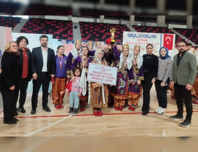 Çorum’da 2025-2026 Okul Sporları Halk Oyunları Müsabakaları Tamamlandı