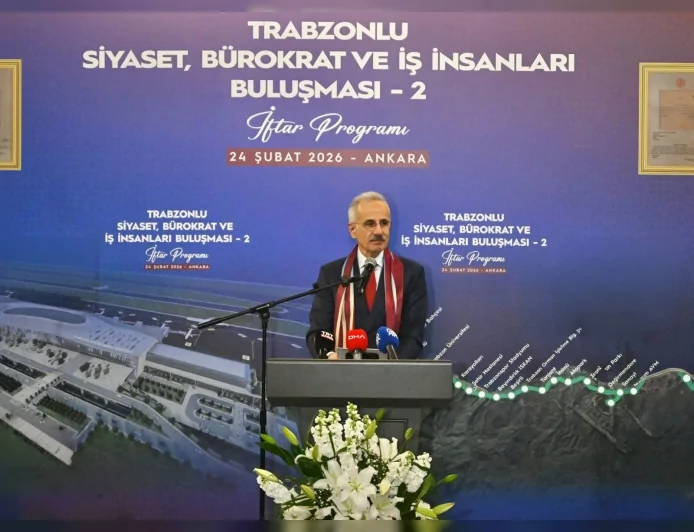 Ulaştırma ve Altyapı Bakanı Abdulkadir Uraloğlu: “Trabzon ile Samsun arasını 2 saate düşüreceğiz”